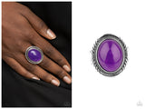 Stone Terrarium - Purple Ring