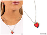 Romantic Ragtime - Red Necklace