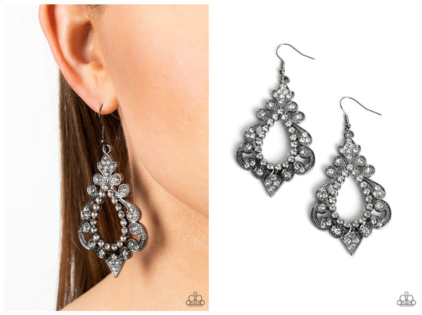 Fit for a DIVA - Black Earring