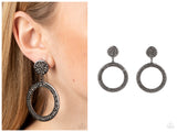 GLOW You Away - Black Post Earring