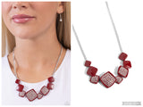 Twinkling Tables - Red Necklace