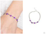 Smitten Sweethearts - Purple Bracelet