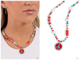 Pearly Possession - Red Necklace