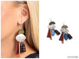 Textured Talisman - Multi Earring