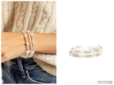 Notoriously Nuanced - White Bracelet