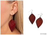 Naturally Nostalgic - Brown Earring
