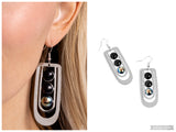 Layered Lure - Black Earring