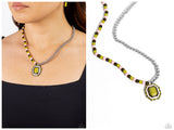 Contrasting Candy - Green Necklace