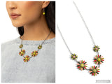 SUN and Fancy Free - Green Necklace