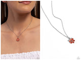 Cottage Retreat - Orange Necklace