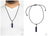 Comes Back ZEN-fold - Blue Necklace
