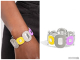 Painted Pairing - Silver Bracelet