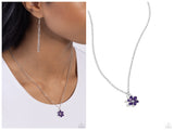 Cottage Retreat - Purple Necklace