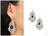 Sociable Sparkle - Black Earring