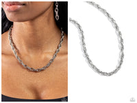 Braided Ballad - Silver Necklace