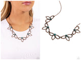 Petal Pageantry - Copper Necklace