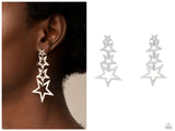 Superstar Crescendo - Silver Post Earring