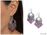 Prismatically Prairie - Purple Earring