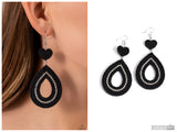 Now SEED Here - Black Earring