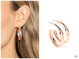 Champion Curves - Gold Hoop Earring