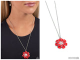 Beyond Blooming - Red Necklace