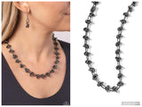 Knotted Kickoff - Black Necklace