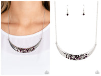 Bejeweled Baroness - Purple Necklace