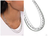 Tasteful Tiers - Green Necklace