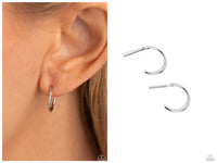 Ultra Upmarket - Silver Hoop Earring