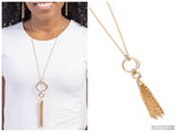 Tassel Tune - Gold Necklace