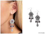 Dreamcatcher Delight - Purple Earring