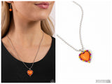 Romantic Ragtime - Orange Necklace