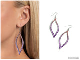 Admirable Asymmetry - Purple Earring