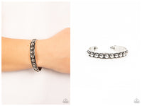 Clear as STUD - Silver Bracelet