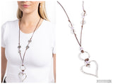 KNOT Over Yet - Purple Necklace