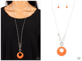 Hidden Dune - Orange Necklace