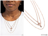 Trendy Twinkle - Rose Gold NEcklace