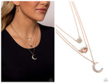 Lunar Lineup - Rose Gold Necklace