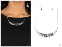 Bejeweled Baroness - Green Necklace