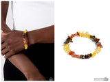 Sculpted Showcase - Brown Bracelet