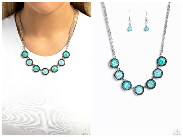 Looking for DOUBLE - Blue Necklace