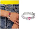 Floral Fair - Pink Bracelet