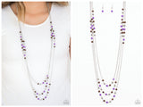 Seasonal Sensation - Purple Necklace