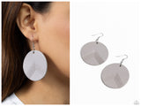 On the Edge of Edgy - Silver Earring