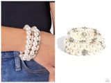 Vastly Vintage - White Bracelet