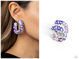 Fairy Fantasia - Purple Hoop Earring