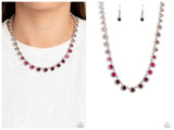 Kaleidoscope Charm - Purple Necklace