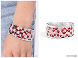 Penchant for Patterns - Red Bracelet