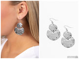 Monochromatic Charisma - Silver Earring