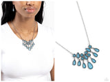 Exceptionally Ethereal - Blue Necklace